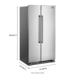 36-Inch Wide Side-by-Side Refrigerator - 25 Cu. Ft. - Image 3