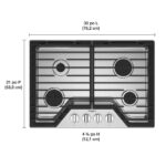 30-inch Gas Cooktop with EZ-2-Lift™ Hinged Cast-Iron Grates - Image 4