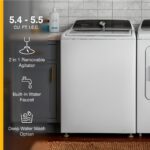 4.7-4.8 Cu. Ft. Top Load Washer with 2 in 1 Removable Agitator - Image 7